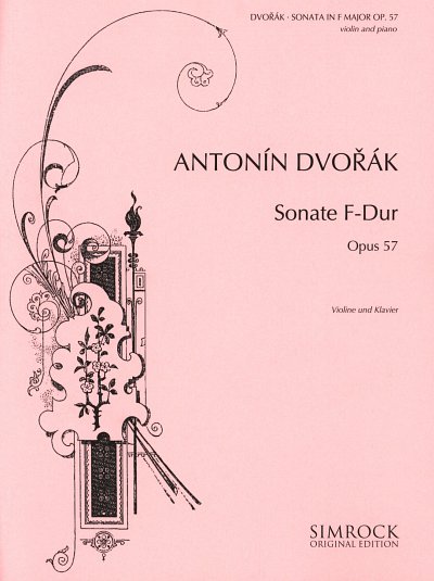 A. Dvo_ák: Sonate F-Dur op. 57 , VlKlav
