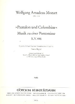 W.A. Mozart: Pantalon und Colombine KV 446 (Vla)