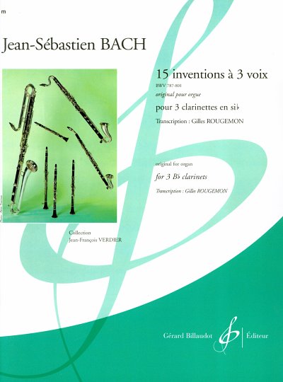 J.S. Bach: 15 Inventions A 3 Voix Bwv 787-801