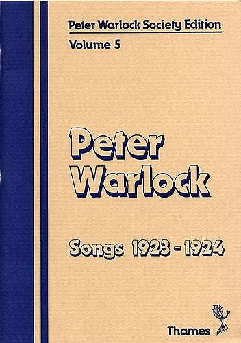 P. Warlock: Songs 5 - medium voice, GesMKlav