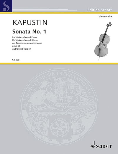 DL: N. Kapustin: Sonata No. 1, VcKlav (Pa+St)