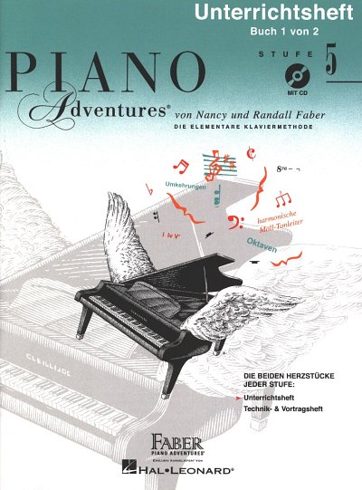 N. Faber: Piano Adventures 5 - Unterrichtsheft, Klav (+CD)