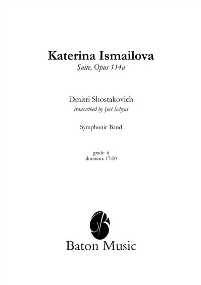 D. Schostakowitsch: Katerina Ismailova, Blaso (Pa+St)