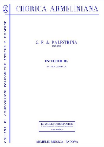 G.P. da Palestrina: Osculetur me, Gch5 (Chpa)
