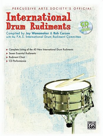 J. Wanamaker: International Drum Rudiments, Kltr (+CD)