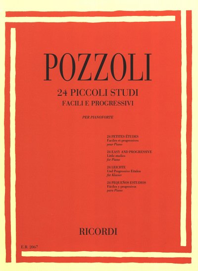E. Pozzoli: 24 Piccoli Studi Facili E Progressivi, Klav