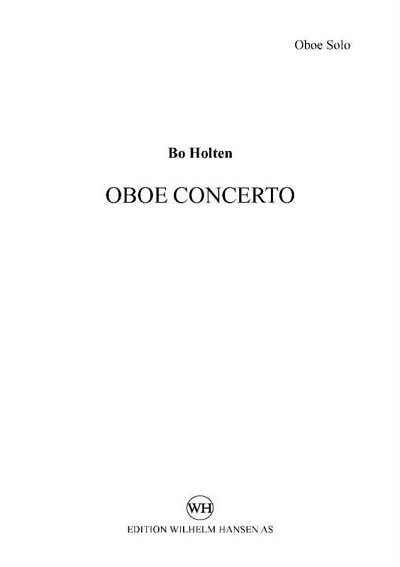 B. Holten: Oboe Concerto, ObOrch