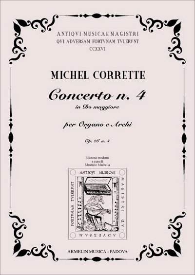 M. Corrette: Concerto No. 4, OrgOrch (Pa+St)