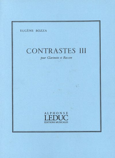 E. Bozza: Contrasts III