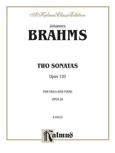 J. Brahms: Two Sonatas, Op. 120