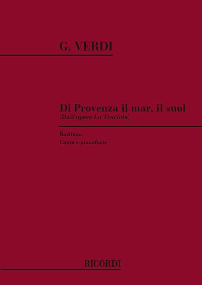 G. Verdi: La Traviata: Di Provenza Il Mar Il Suol (KA)