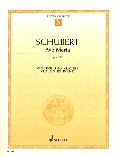 F. Schubert: Ave Maria Es-Dur op. 52/6 , VlKlav