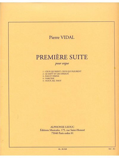 Vidal: Suite N01, Org