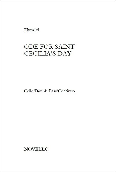 G.F. Händel: Ode For Saint Cecilia's Day (Stsatz)
