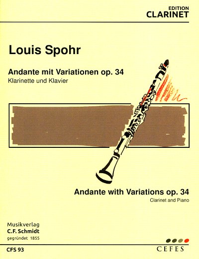 L. Spohr: Andante mit Variationen op. 34, KlarKlv (KlavpaSt)