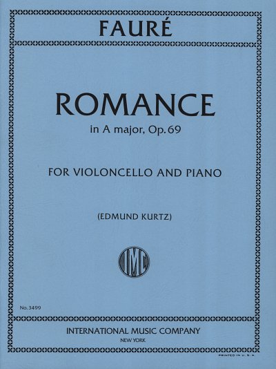 G. Fauré: Romance In A Major, Op. 69 (Bu)