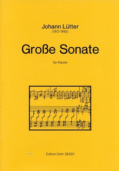J. Lütter: Große Sonate, Klav (Part.)