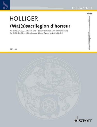 DL: H. Holliger: (Ma)(s)sacrilegion d'horreur (Pa+St)