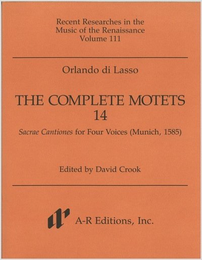 O. di Lasso: The Complete Motets 14, 4Ges (Part.)
