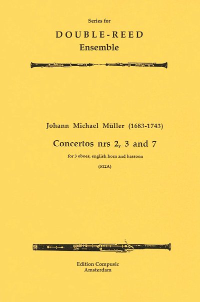 Mueller Johann Michael: Concertos Nr 2 3 + 7 Series For Doub