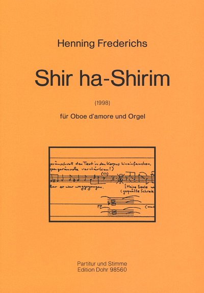 F. Henning: Shir ha-Shirim, ObdOrg (OrpaSt)