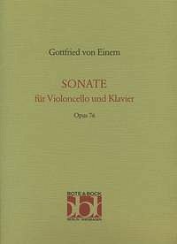 G. v. Einem: Sonate op. 76, VcKlav (KlavpaSt)