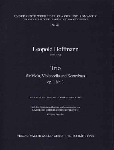 Hoffmann Leopold: Trio Op 1/3