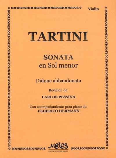 G. Tartini: Sonata En Sol Menor Didone Abbandonata