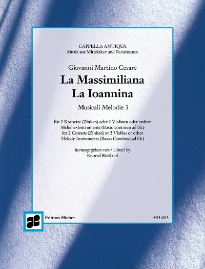DL: G.M. Cesare: La Massimiliana / La Ioannina (Pa+St)