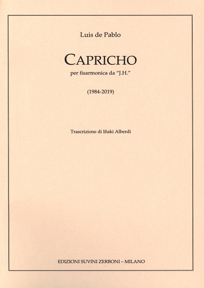 L. de Pablo: Capricho, Akk