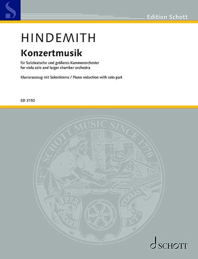 DL: P. Hindemith: Konzertmusik (KASt)
