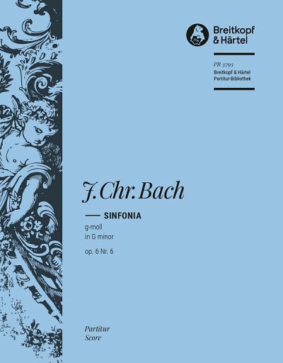 J.C. Bach: Sinfonia g-moll op. 6/6, Sinfo (Part.)