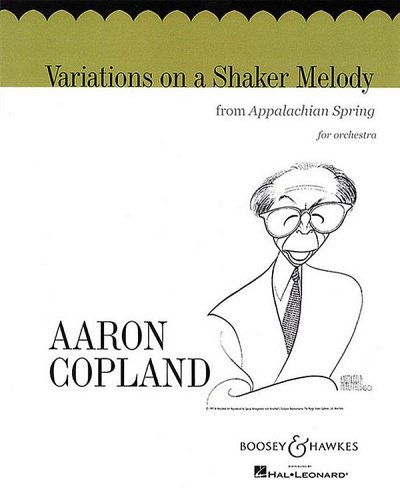 A. Copland: Variations On A Shaker Melody, Sinfo (Pa+St)