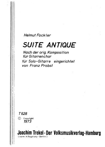 H. Fackler et al.: Suite Antique