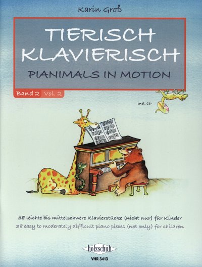 K. Groß: Tierisch klavierisch 2, Klav (+CD)