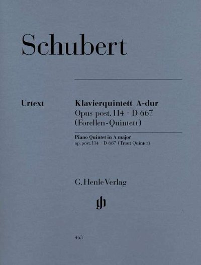 F. Schubert: Quintett A-dur op. post, VlVaVcKbKlv (KlavpaSt)