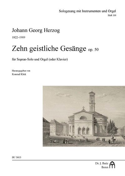 J.G. Herzog: 10 geistliche Gesänge op. 50, GesKlav (Part.)