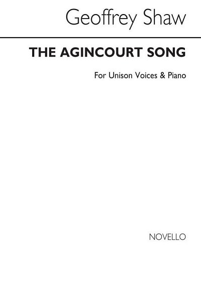 The Agincourt Song Unison And Piano, GesKlav (Chpa)