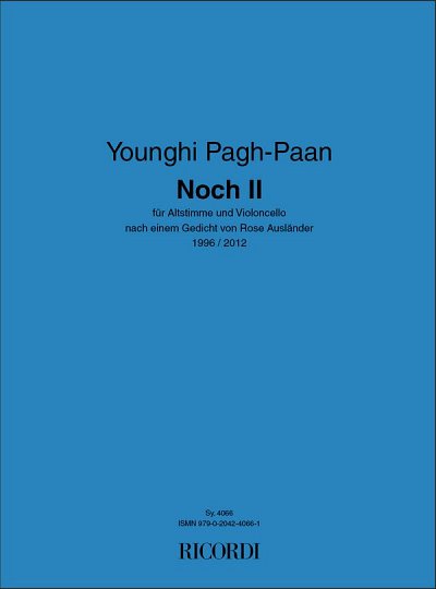 Y. Pagh-Paan: Noch II (Part.)