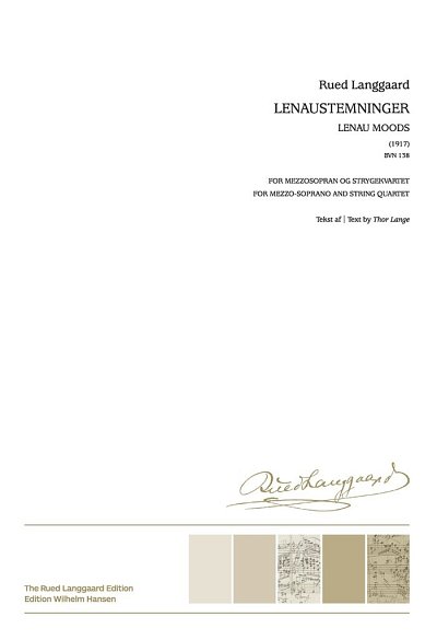 R. Langgaard: Lenaustemninger / Lenau , GesMStr/Stro (Part.)