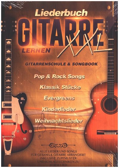 J. Schmidt: Liederbuch Gitarre lernen XXL, Git (Bch)