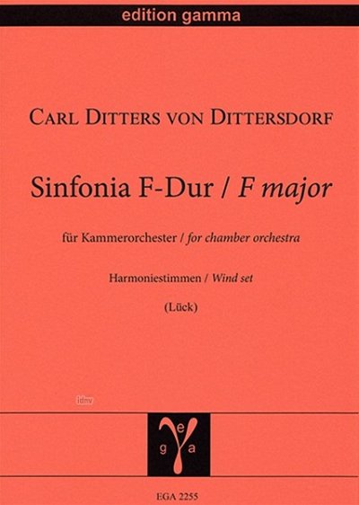 C. Ditters v. Ditter: Sinfonia F-Dur, Kamo (HARM)