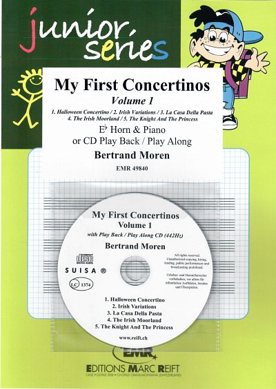 B. Moren: My First Concertinos Volume 1, HrnKlav (+CD)