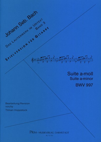 J.S. Bach: Suite a-moll BWV 997, Git