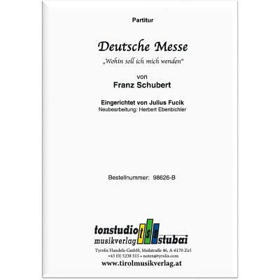 F. Schubert: Deutsche Messe, Blaso (PaDiSt)