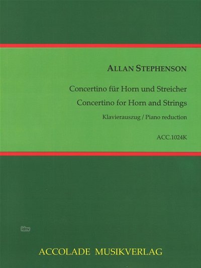 A. Stephenson: Concertino , HrnKlav (KA)