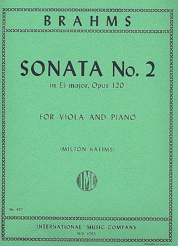 J. Brahms: Sonata Mi B Op.120 N. 2 (Davis) (Bu)