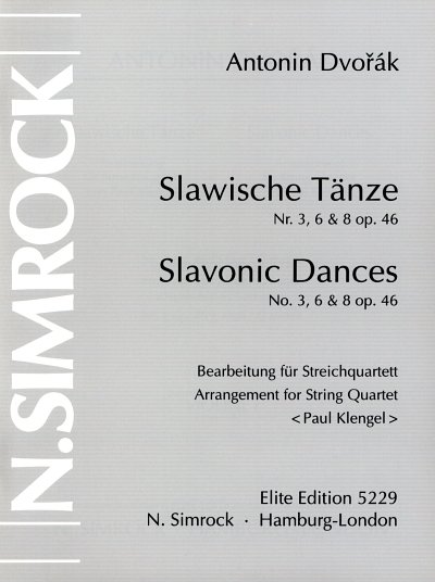 A. Dvo_ák: Slawische Tänze op. 46/3, 6, 8 , 2VlVaVc (Stsatz)