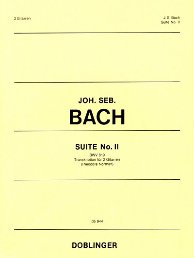 J.S. Bach: Suite Nr. 2 op. BWV 819 BWV 819