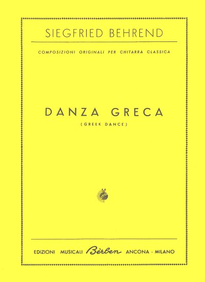 S. Behrend: Danza Greca, Git (Part.)